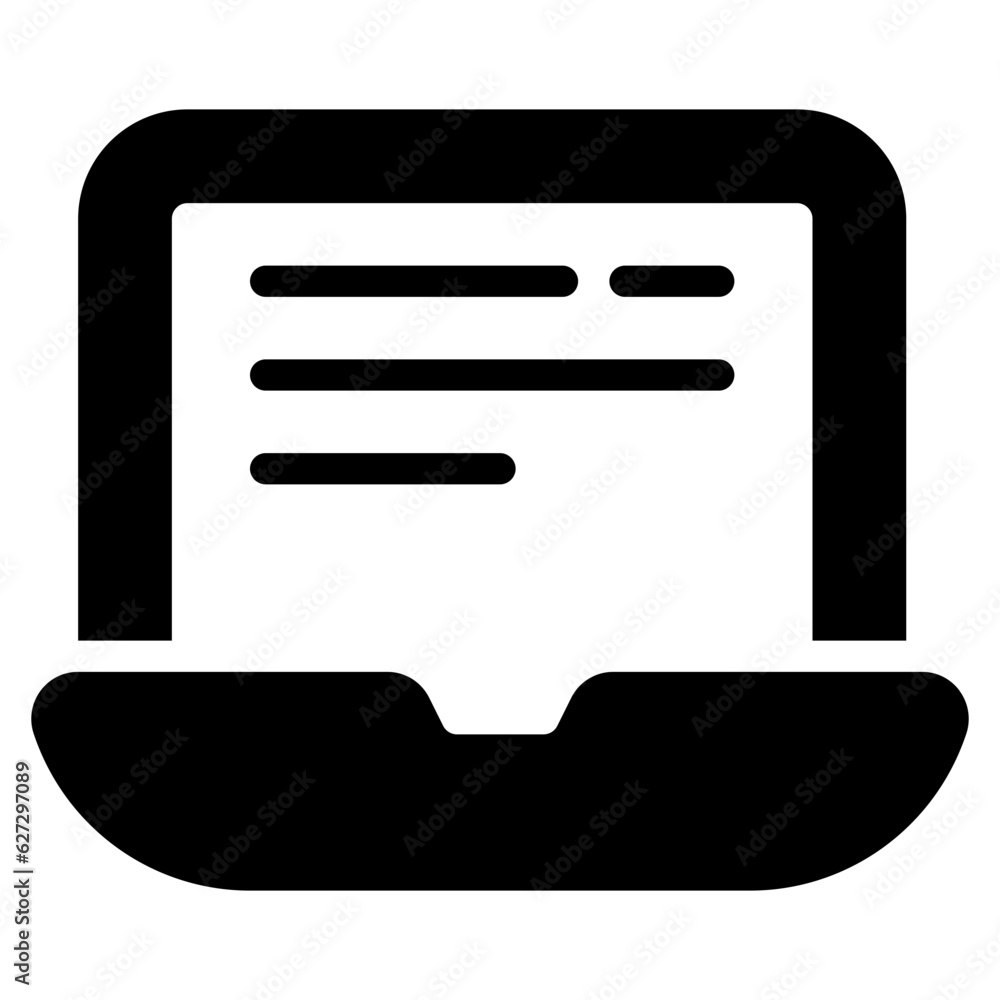 Laptop Icon Illustration Laptop Icon Illustration
