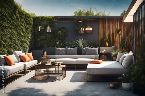 living room with a view