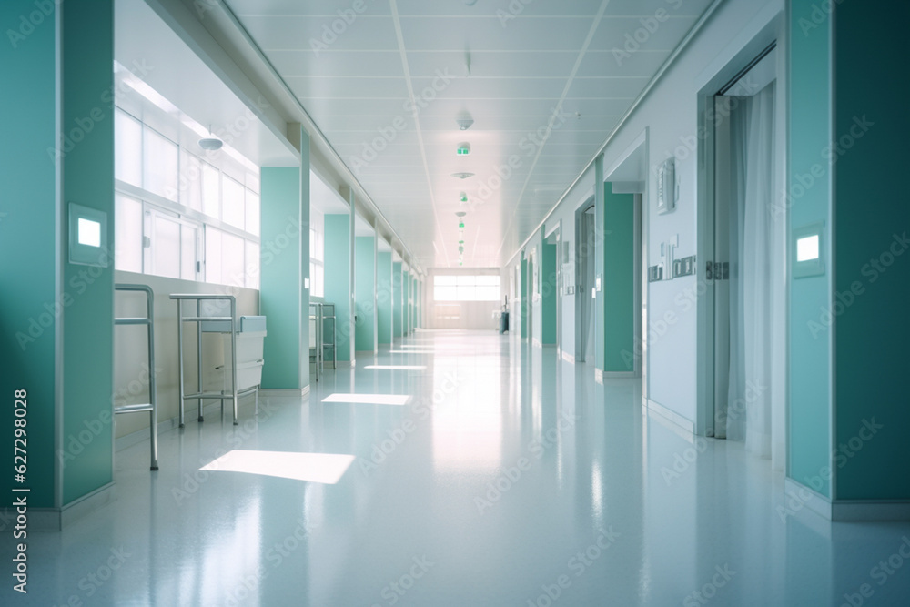 corridor in the department of the hospital Generative AI