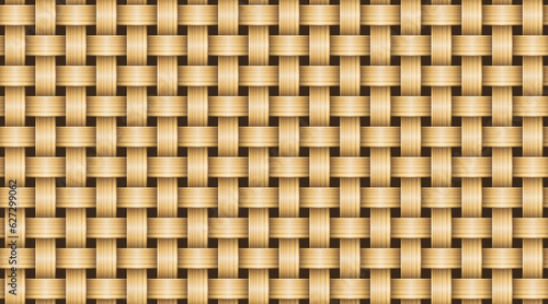 Repeat woven basket texture , seamless wicker pattern wicker  weaving pattern, vector background  illustration.