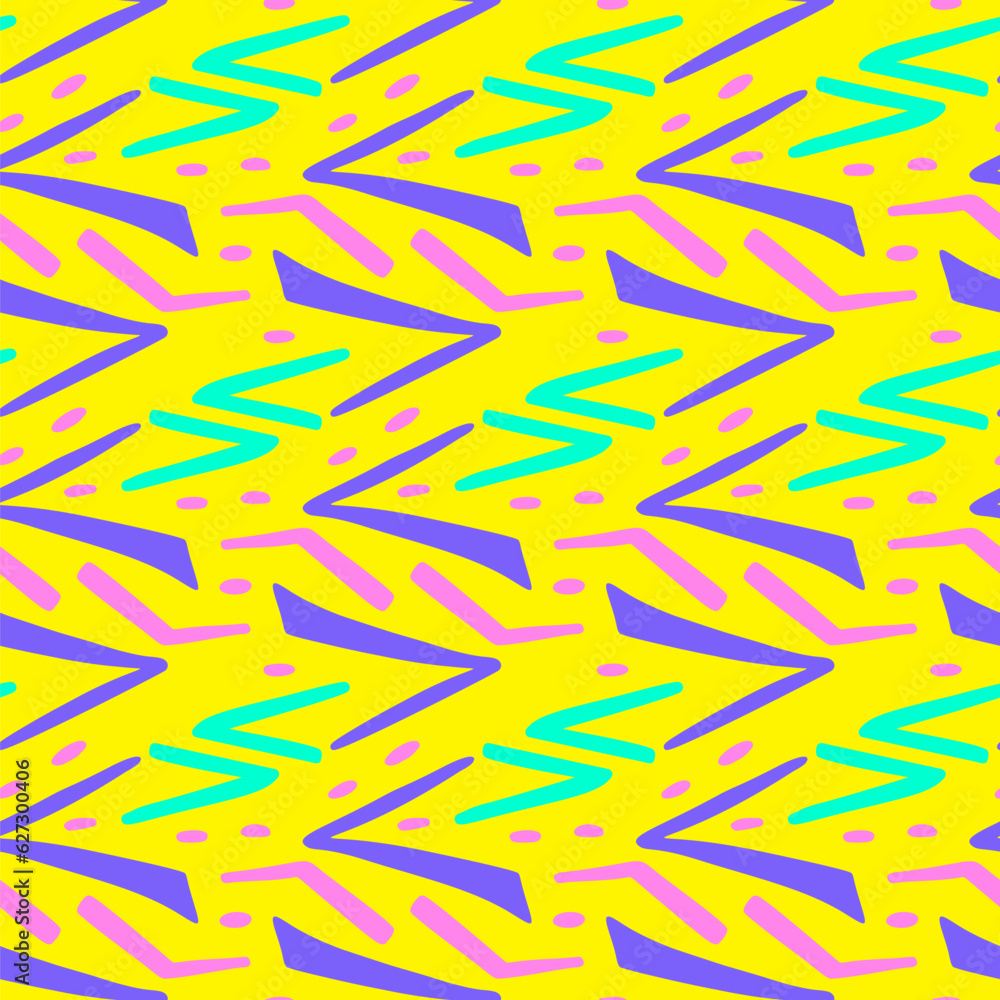 Seamless pattern with a simple abstract drawing. Vector illustration. Seamless pattern with a simple abstract drawing. Vector illustration.