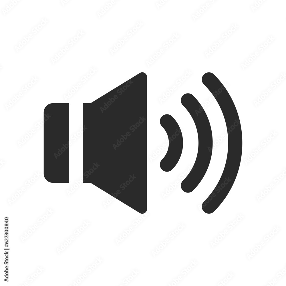 Sound Speaker Vector Icon, Megaphone Announcement Vector Icon, Louder Sound Symbol, MP3 Button, Musical Design Elements, Stereo Button, Audio Symbol, Speaker Pictogram, Silhouette On White Background Sound Speaker Vector Icon, Megaphone Announcement Vector Icon, Louder Sound Symbol, MP3 Button, Musical Design Elements, Stereo Button, Audio Symbol, Speaker Pictogram, Silhouette On White Background