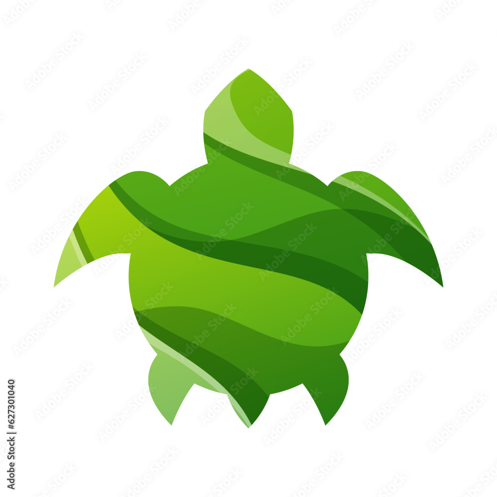 vector gradient turtle logo design vector gradient turtle logo design