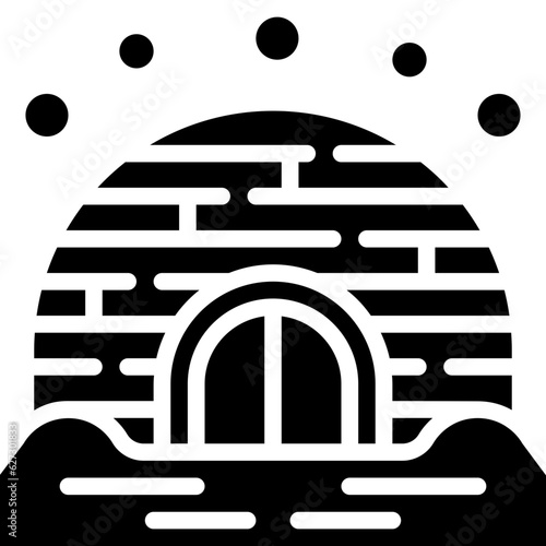 igloo solid icon