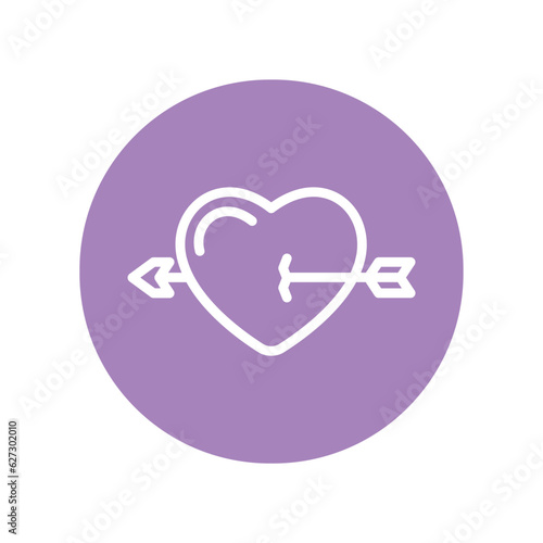 Heart icon. Love symbol