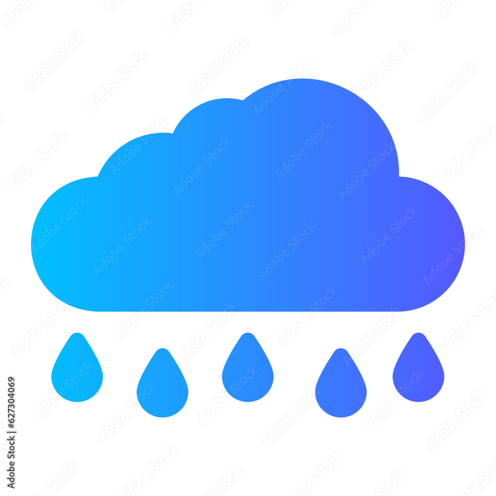 cloud gradient icon cloud gradient icon