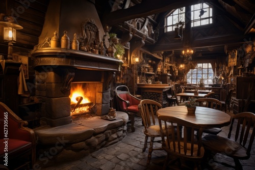 Cozy Traditional Inn, Generative AI