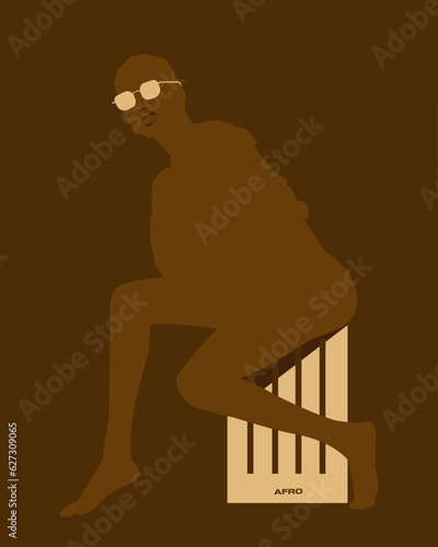 silhouette of a woman