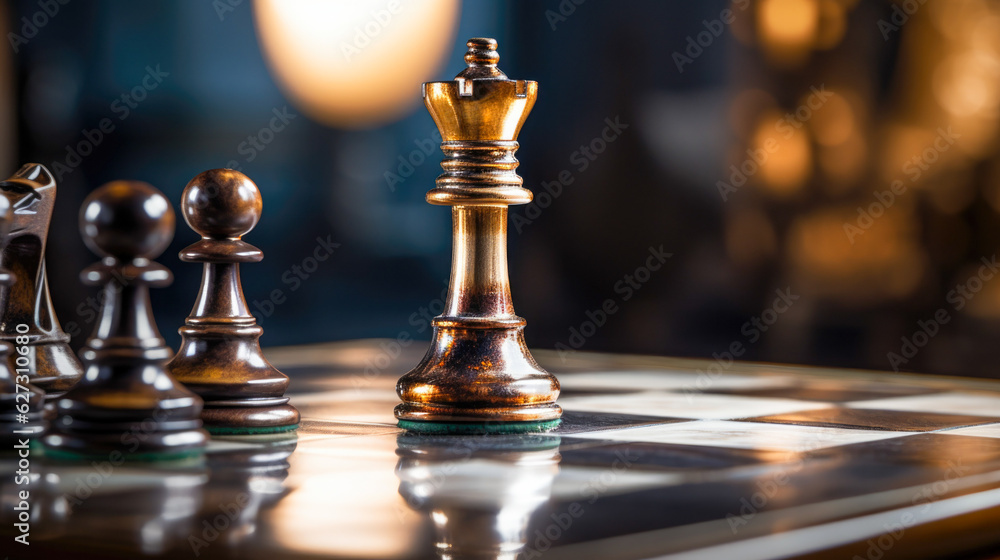 king on the chessboard. Chess game