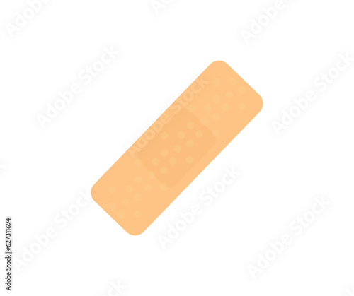 Adhesive bandage elastic medical plaster on transparent background logo design. Medical bandage icon vector design and illustration.
