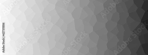 Black and white abstract low poly background.	