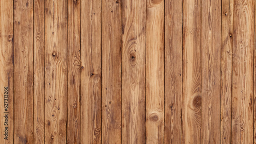 Wooden pattern. Wooden fence close-up. AI generative