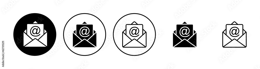 Mail icon set. email icon vector. E-mail icon. Envelope illustration Mail icon set. email icon vector. E-mail icon. Envelope illustration