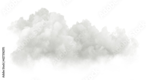 Calmness soft clouds explosion shapes on transparent backgrounds 3d illustrations png