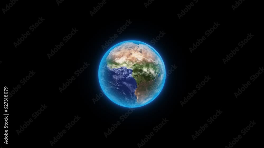 New glowing 3d realistic rotated planet earth, 3d Planet earth New glowing 3d realistic rotated planet earth, 3d Planet earth