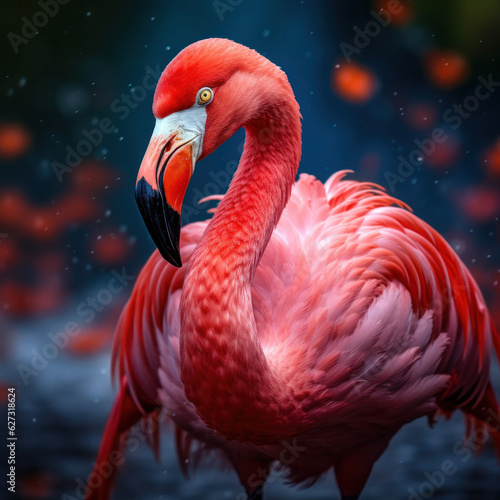 Flamingo, Wildlife Photography, Generative AI