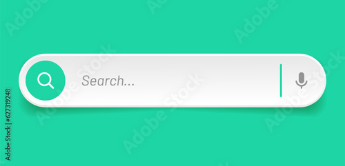 Search Bar with suggestions for UI UX design and web site. Search Address and navigation bar icon. Collection of search form templates for websites. Search engine web browser window template.