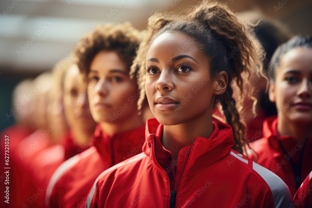 Diverse Sports Team: Unity and Teamwork Concept - AI Generated Diverse Sports Team: Unity and Teamwork Concept - AI Generated