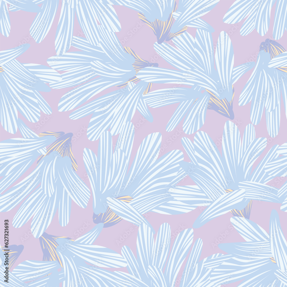 Pastels Botanical Floral Seamless Pattern Design Pastels Botanical Floral Seamless Pattern Design