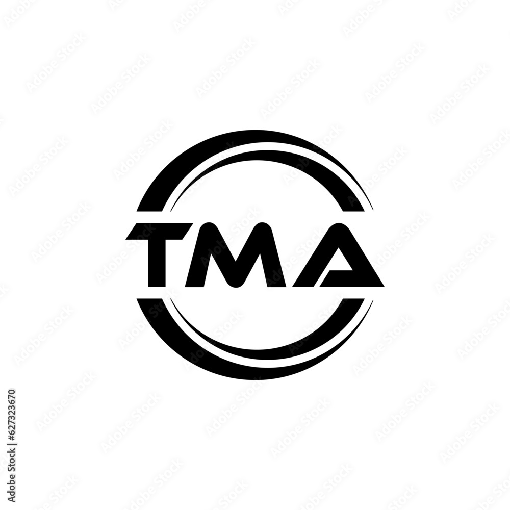 TMA Logo Design, Inspiration for a Unique Identity. Modern Elegance and Creative Design. Watermark Your Success with the Striking this Logo.