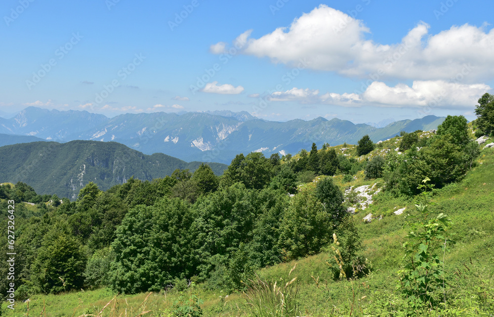 View of the Julian Alps in Austria