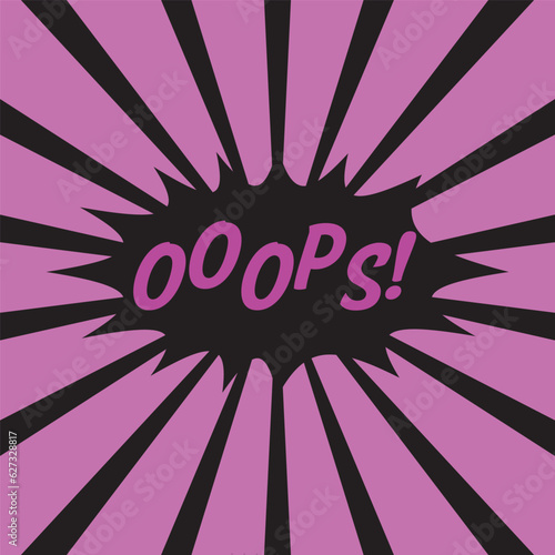 Comic book page backgrounds set with white speech bubbles different colorful wordings radial halftone and rays humor effects. Vector illustration