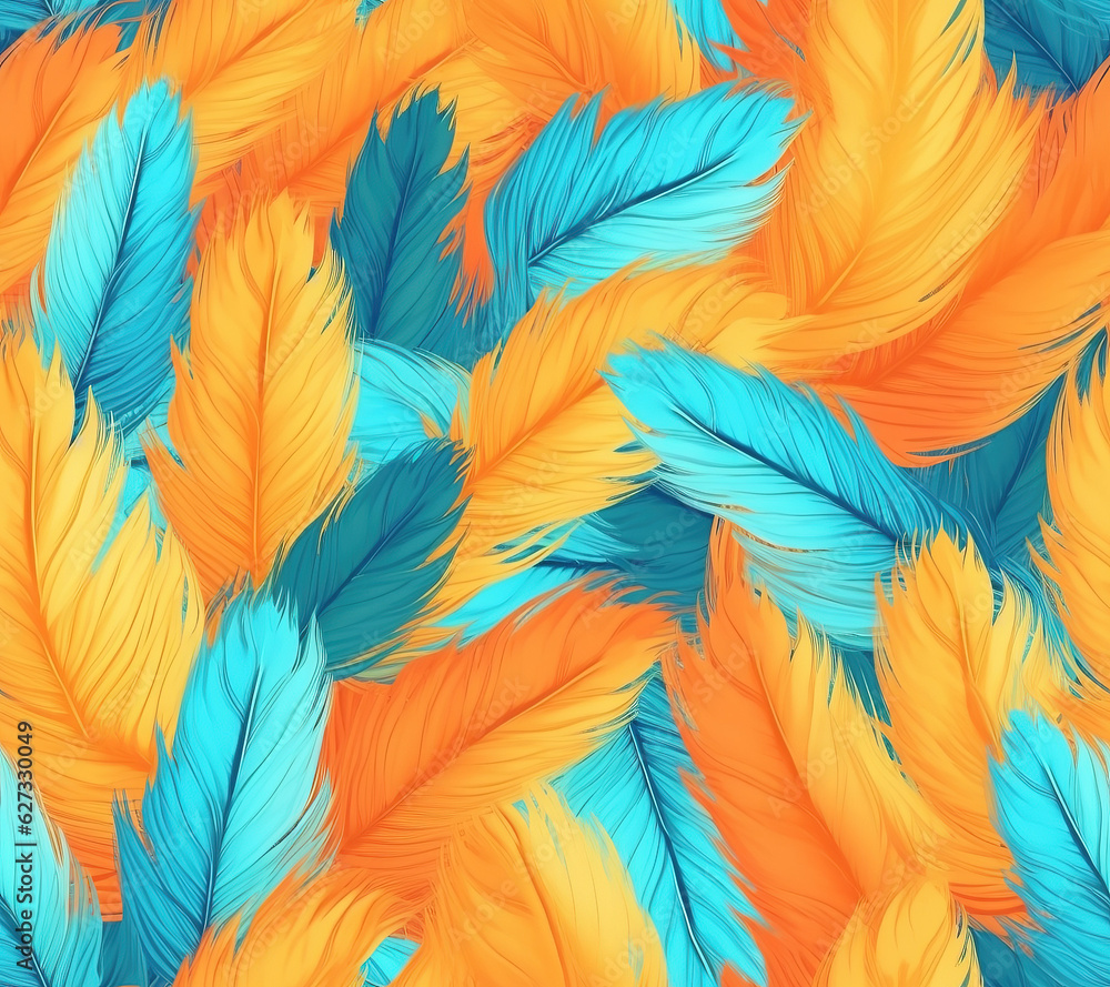 feathers seamless pattern feathers seamless pattern