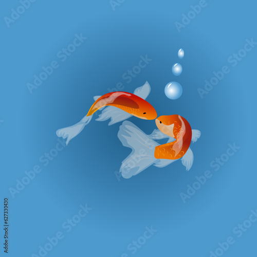 goldfish in water
