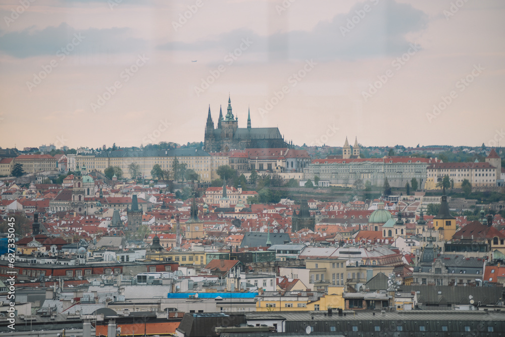 beautiful view of the City Prague 