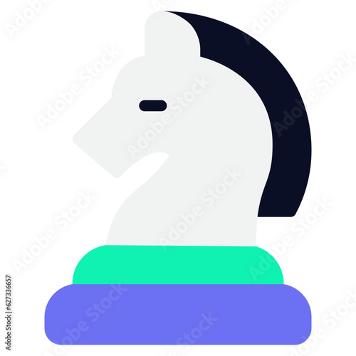 Chess Piece Icon Illustration