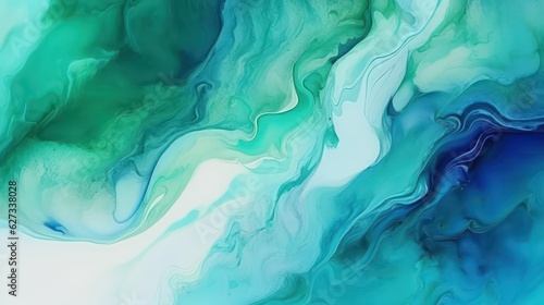 blue and green abstract background