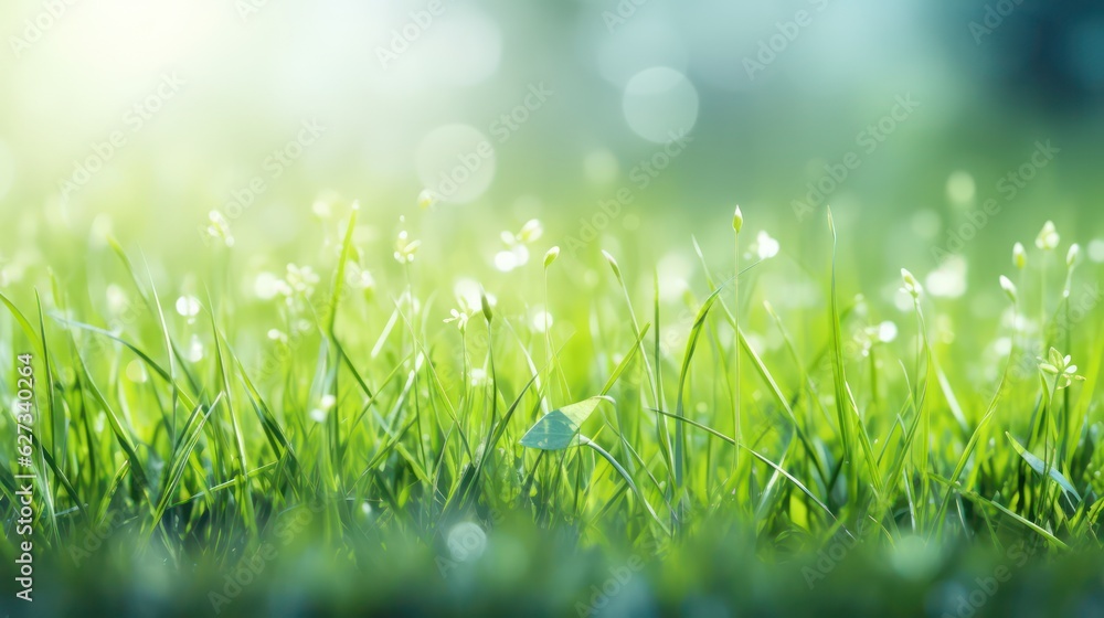 Obraz premium green grass background