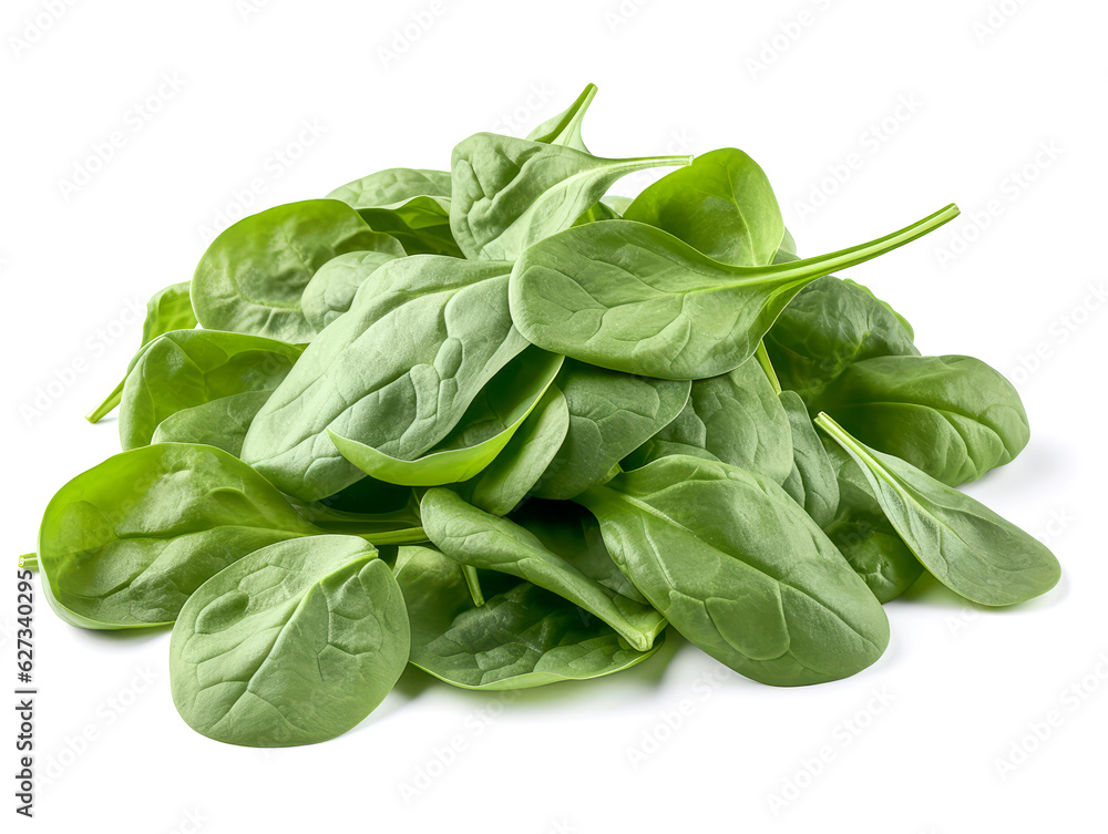 Baby spinach leaves isolated on white background cutout. Baby spinach leaves isolated on white background cutout.