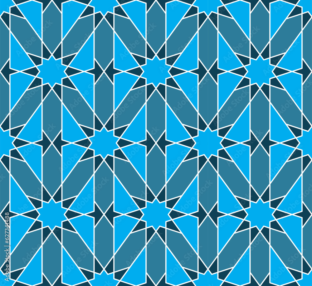 Seamless islamic pattern. Vector Girih pattern. Background vector illustration. Seamless girih pattern. Traditional Islamic Design. Mosque decoration element. Seamless geometric pattern. Seamless islamic pattern. Vector Girih pattern. Background vector illustration. Seamless girih pattern. Traditional Islamic Design. Mosque decoration element. Seamless geometric pattern.