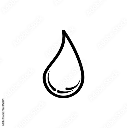 Water line vector. Collection of high quality black outline logo for mobile concepts and web apps.