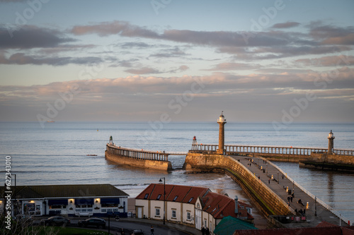 Whitby Harbor Lighthouses