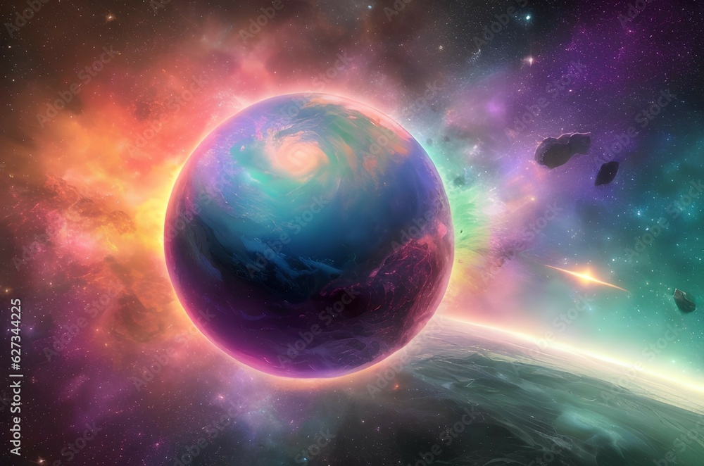 planet in space planet in space