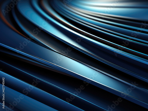 Abstract Futuristic Background: Blue Gradient Technology in Grey and Blue