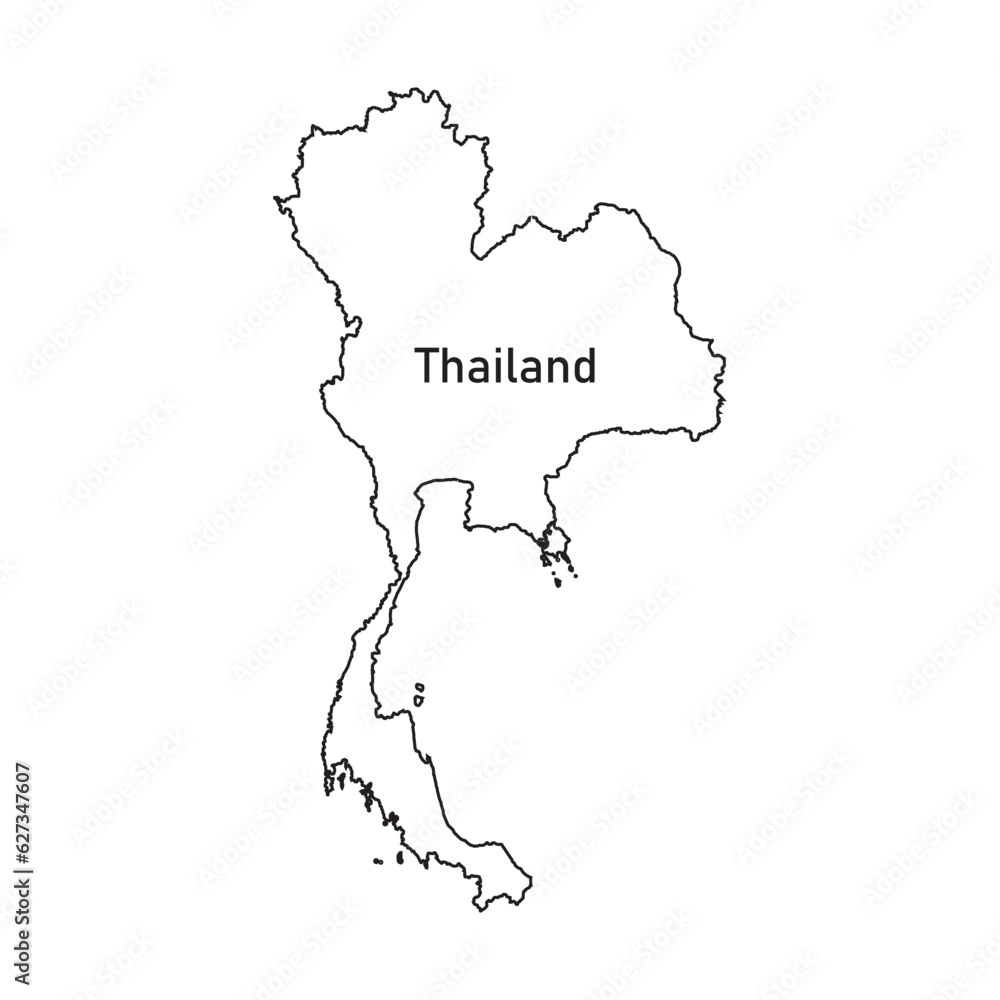 Thailand map icon