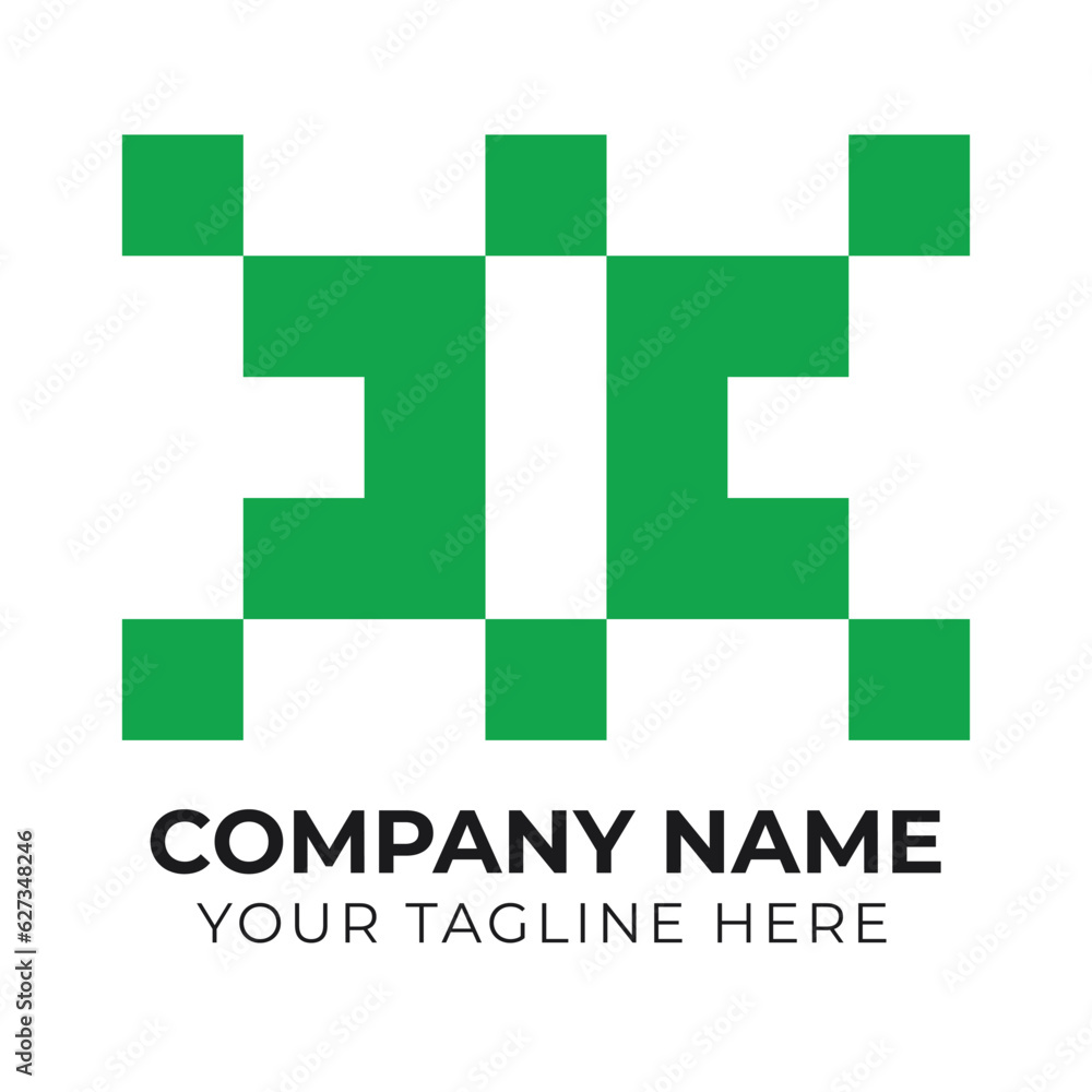 Creative monogram minimalist business logo design template Creative monogram minimalist business logo design template