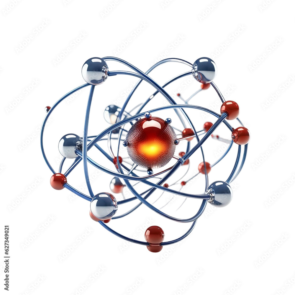 A stylized, artistic representation of an atom. A stylized, artistic representation of an atom.