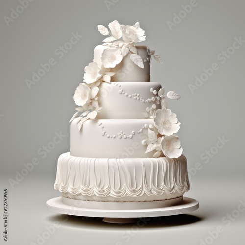 Wedding cake isolated
