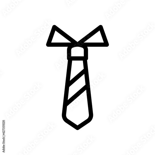 Tie icon or logo vector isolated sign symbol suitable for display, website, logo and designer. © dony