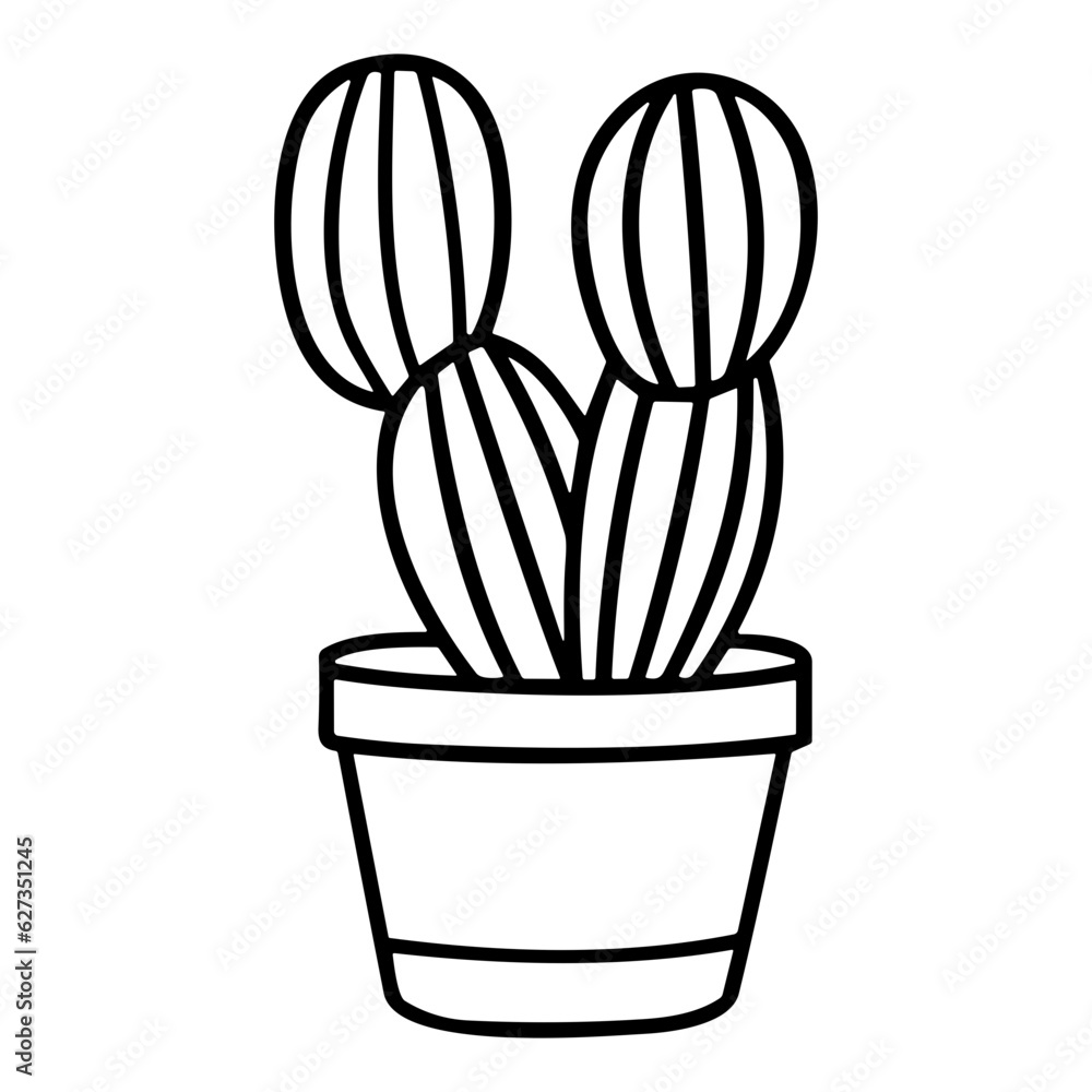Cacti and succulents, cactus icon Cacti and succulents, cactus icon