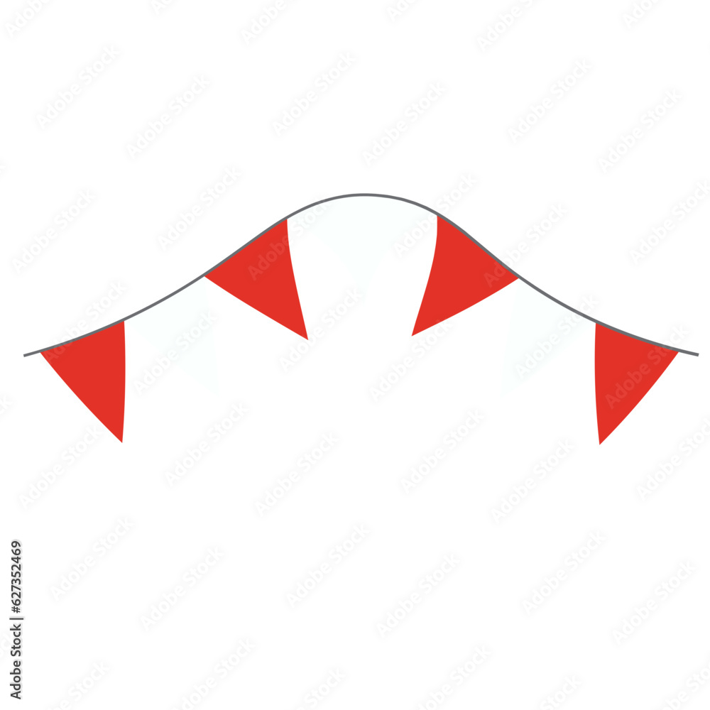 Festive Bunting of Indonesian, Independence Day, Indonesian Day Festive Bunting of Indonesian, Independence Day, Indonesian Day