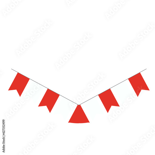 Festive Bunting of Indonesian, Independence Day, Indonesian Day