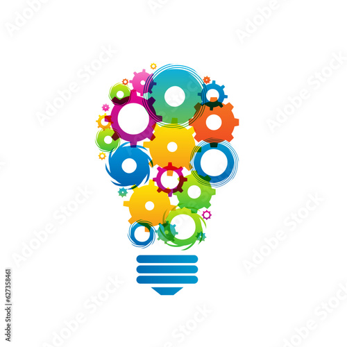 bulb made of gears
