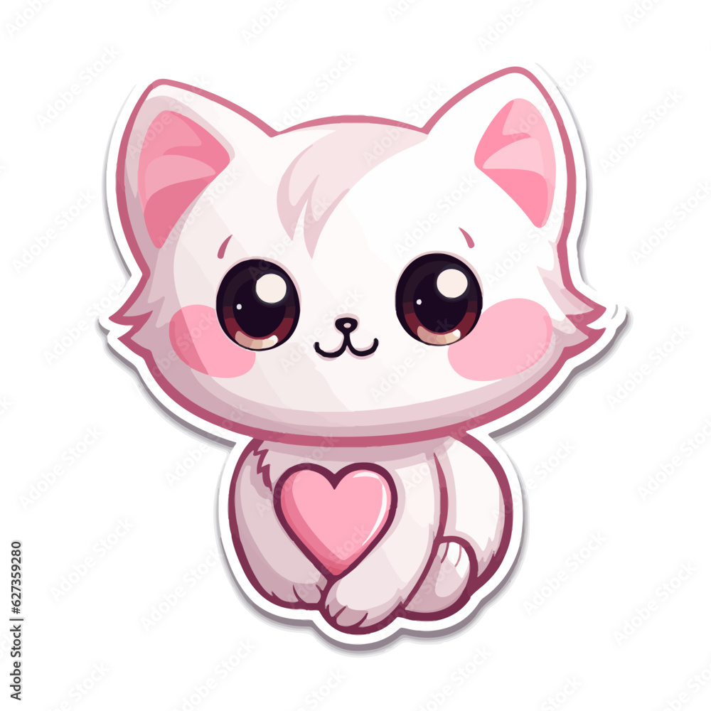 Fototapeta premium Cute and lovely cat