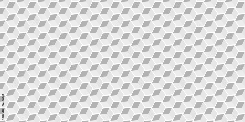 Seamless white cube pattern with stripes Seamless vector background. Simple hexagon type curved grey lines with repeat stripes texture. Light modern simple wallpaper texture. Seamless white cube pattern with stripes Seamless vector background. Simple hexagon type curved grey lines with repeat stripes texture. Light modern simple wallpaper texture.