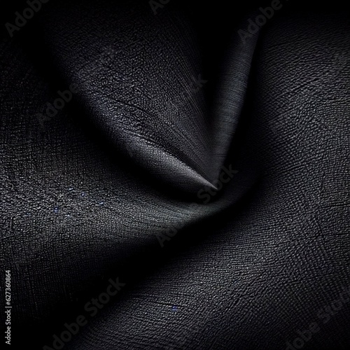 Abstract background with black fabric texture